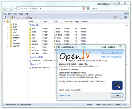 OpenIV 0.9