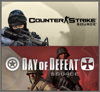 Counter-Strike: Source v1.0.0.72 + Day of Defeat Source v1.0.0.40 (2 в 1) + MapPack (No-Steam)