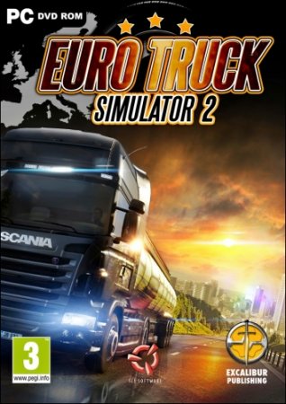 Euro Truck Simulator 2 (v.1.4.8s + Truck Sim Map 3.5 Mod)